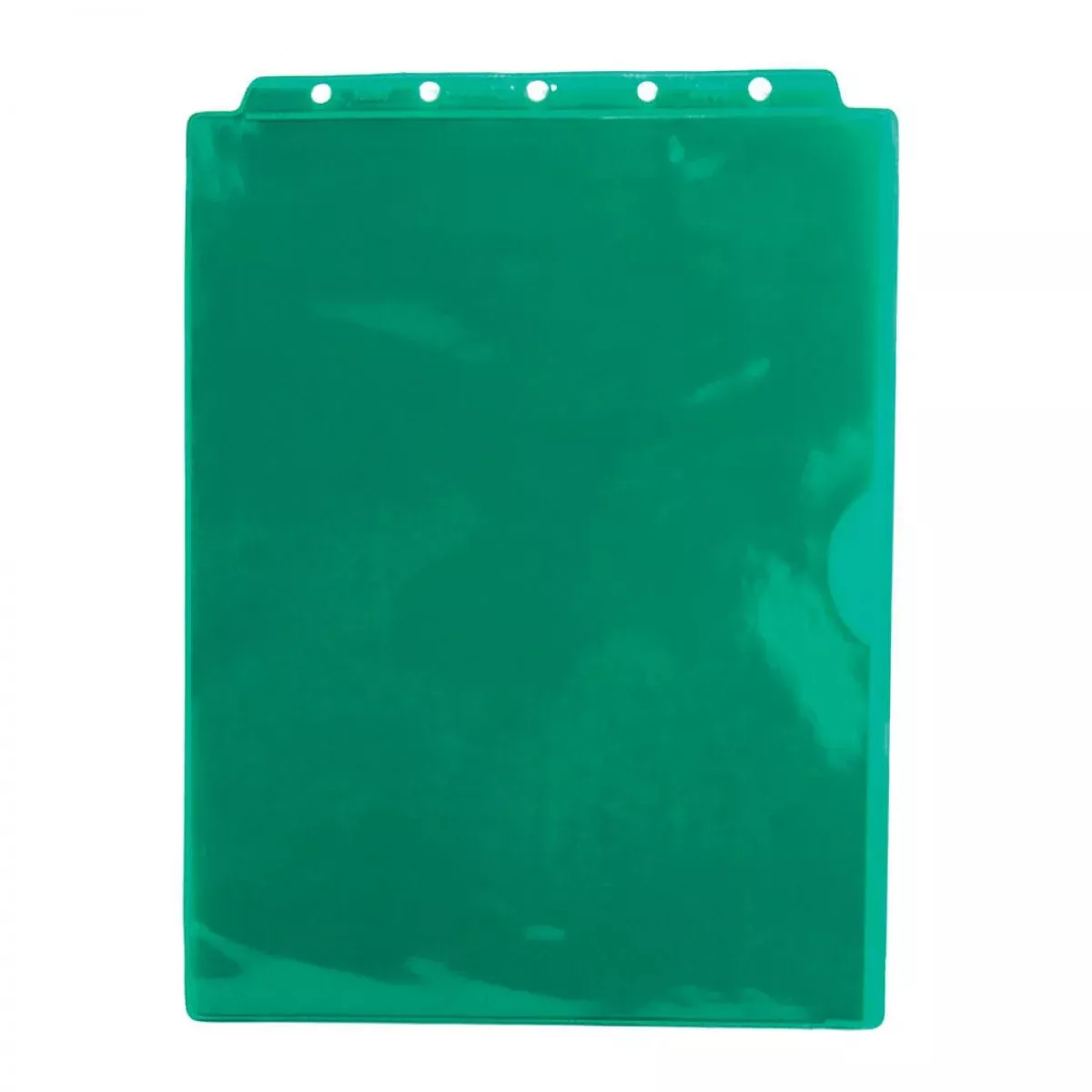 Form Protector Green Vinyl Top Hole, Side Load 9"X11-1/2" Full Pocket 1 Per Each