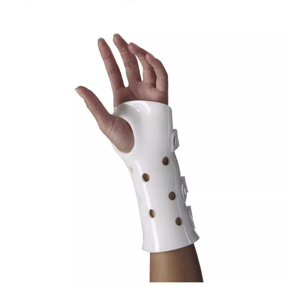 Fracture Brace Wrist Hand, Left White Small 1 Per Each