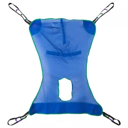 Full Body Commode Sling McKesson 4 or 6 Point Without Head Support Medium 600 lbs. Weight Capacity - M-1065248-1200 - Each