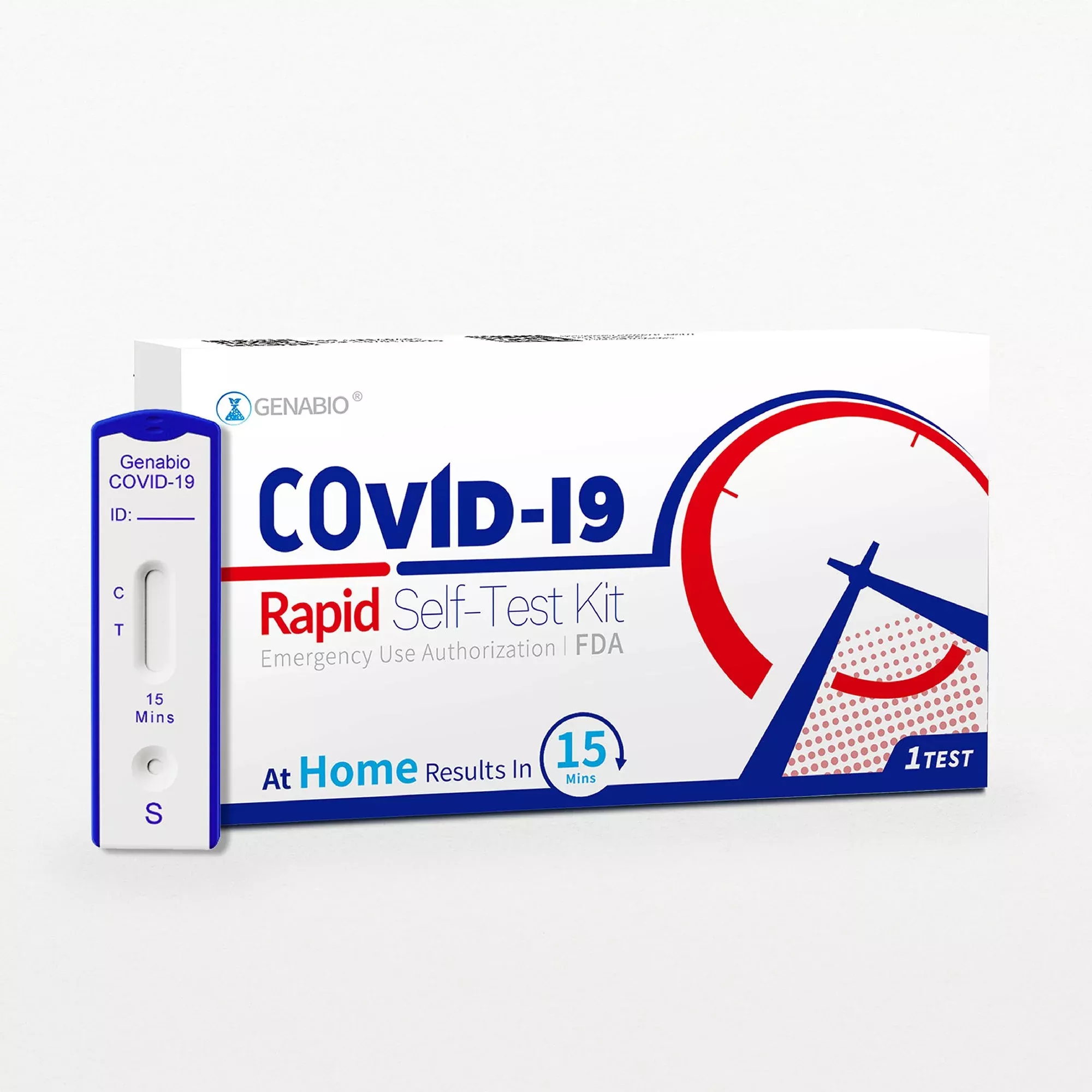 Genabio COVID-19 at Home Rapid Self-Test Kit, 14 Tests per Pack