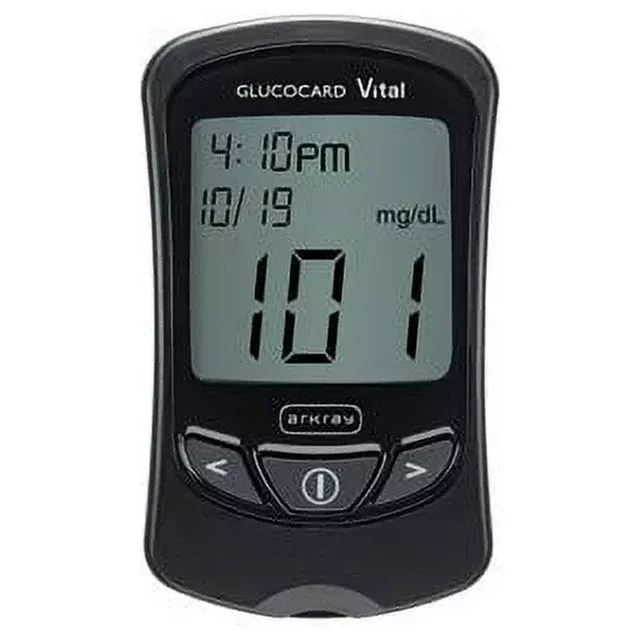 Glucocard Vital Blood Glucose Meter, Black