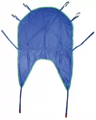 Graham-Field Universal Sling 4 or 6 Point With Full Head Support Height Adjustable Straps Medium 400 lbs. Weight Capacity - M-958683-1772 - Each