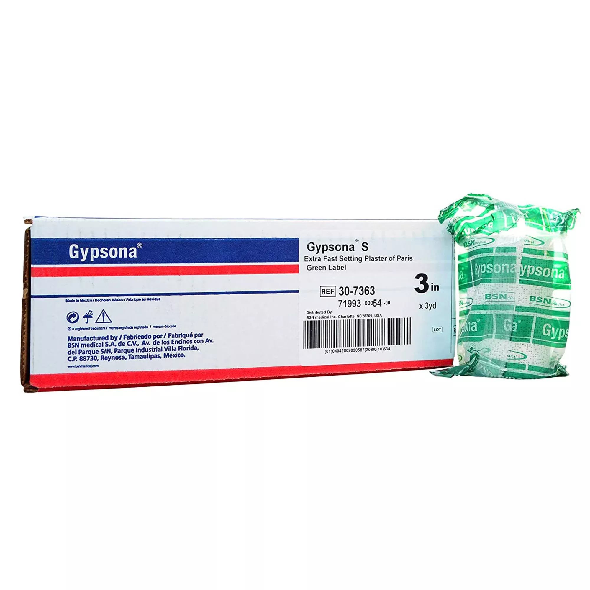 Gypsona S Plaster Bandage, 3 Inch x 3 Yard