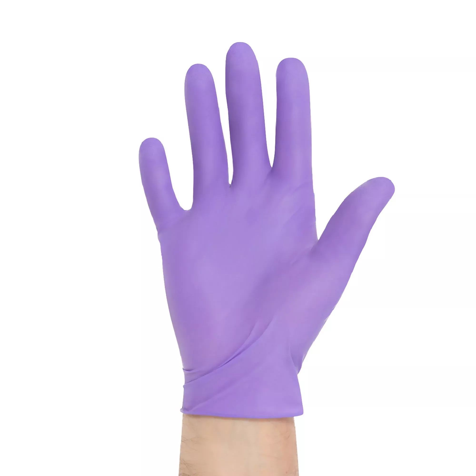 Halyard 50602 Purple Nitrile-Xtra Extended Cuff Length Exam Glove, Medium