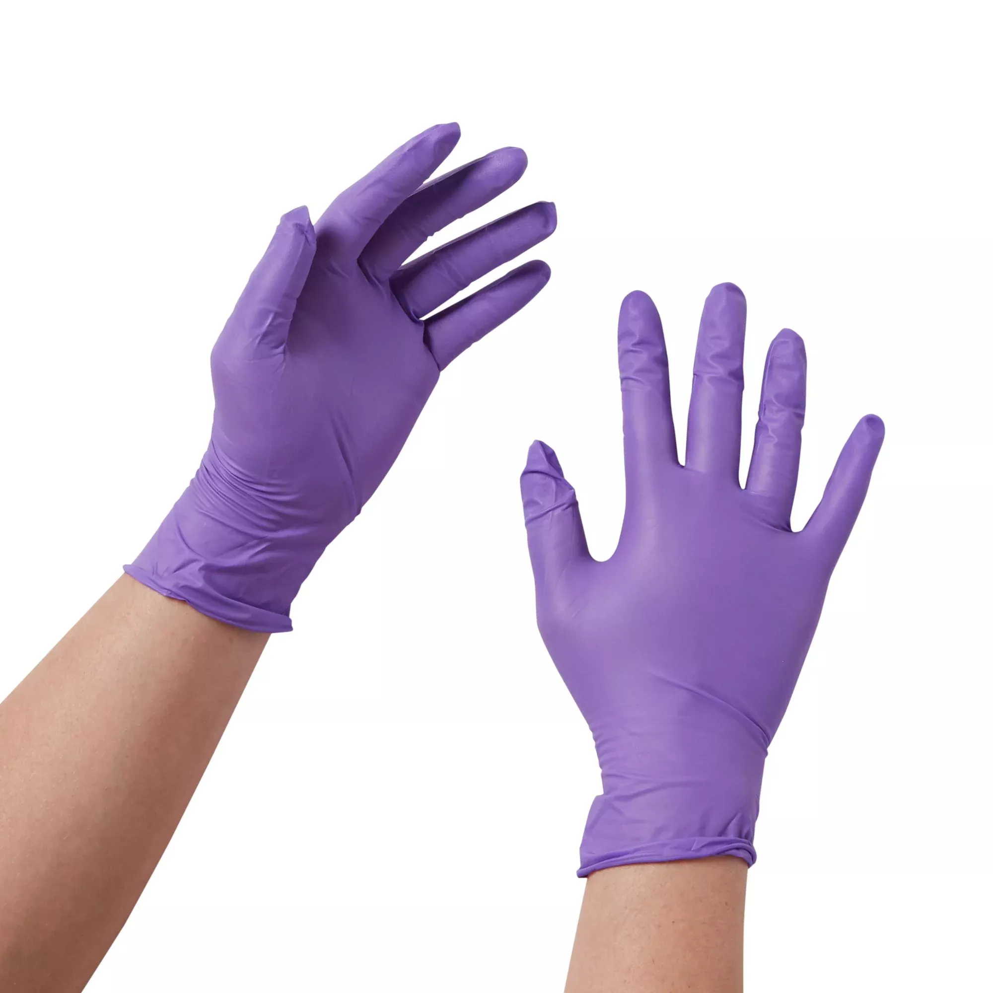 Halyard 55080 Purple Nitrile Exam Glove, Extra Small