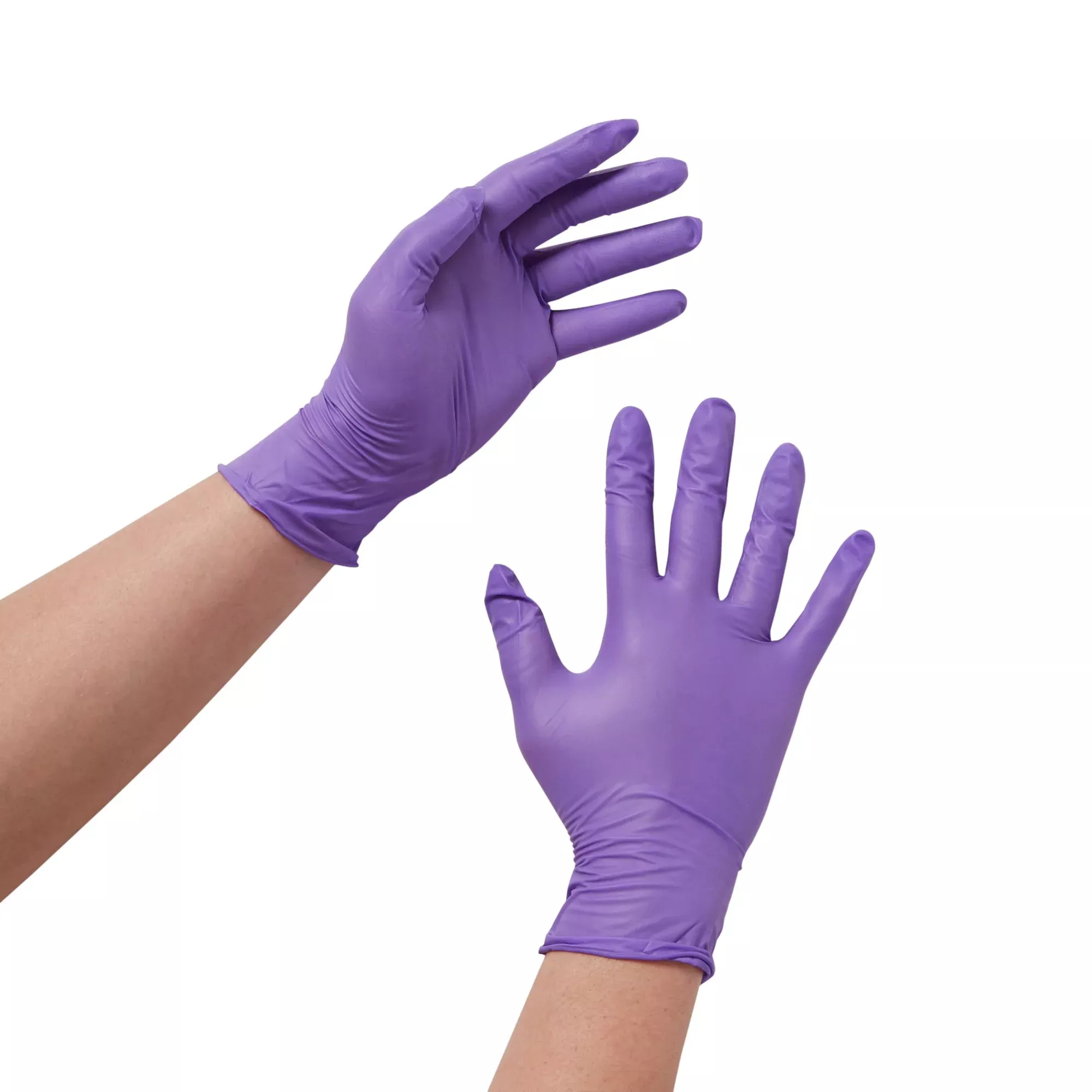 Halyard 55082 Purple Nitrile Exam Glove, Medium