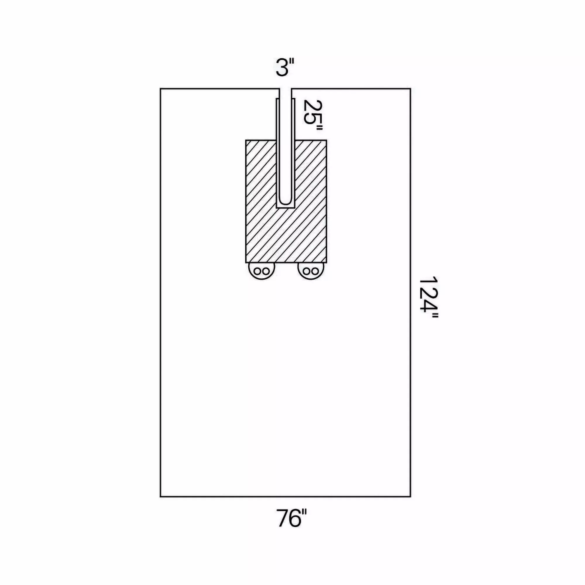 Halyard Sterile EENT Split Drape, 76 W x 124 L Inch