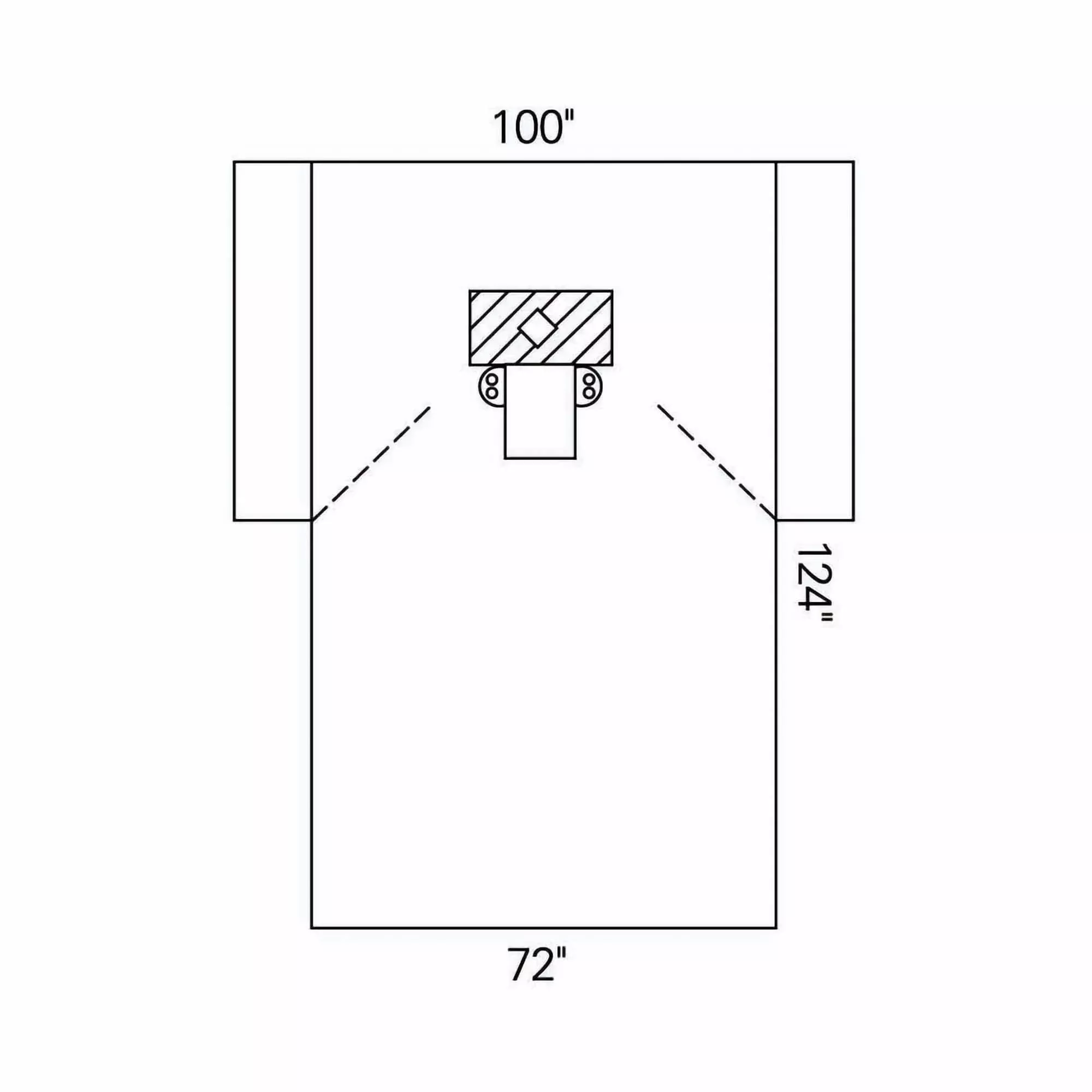 Halyard Sterile Thyroid EENT Drape, 100 x 72 x 124 Inch