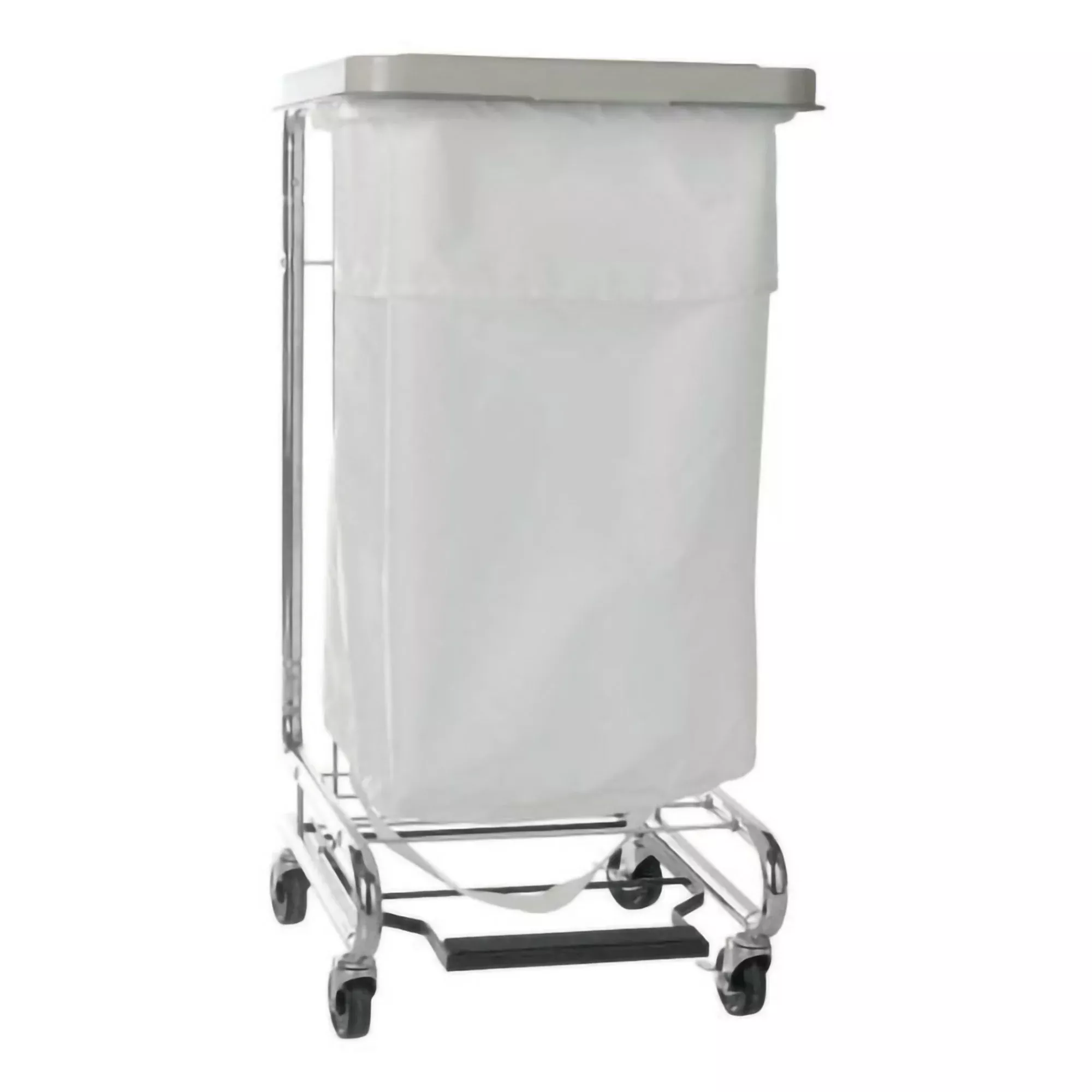 Hamper Stand McKesson General Purpose Rectangular Opening 30 to 33 gal. Capacity Foot Pedal Self-Closing Lid