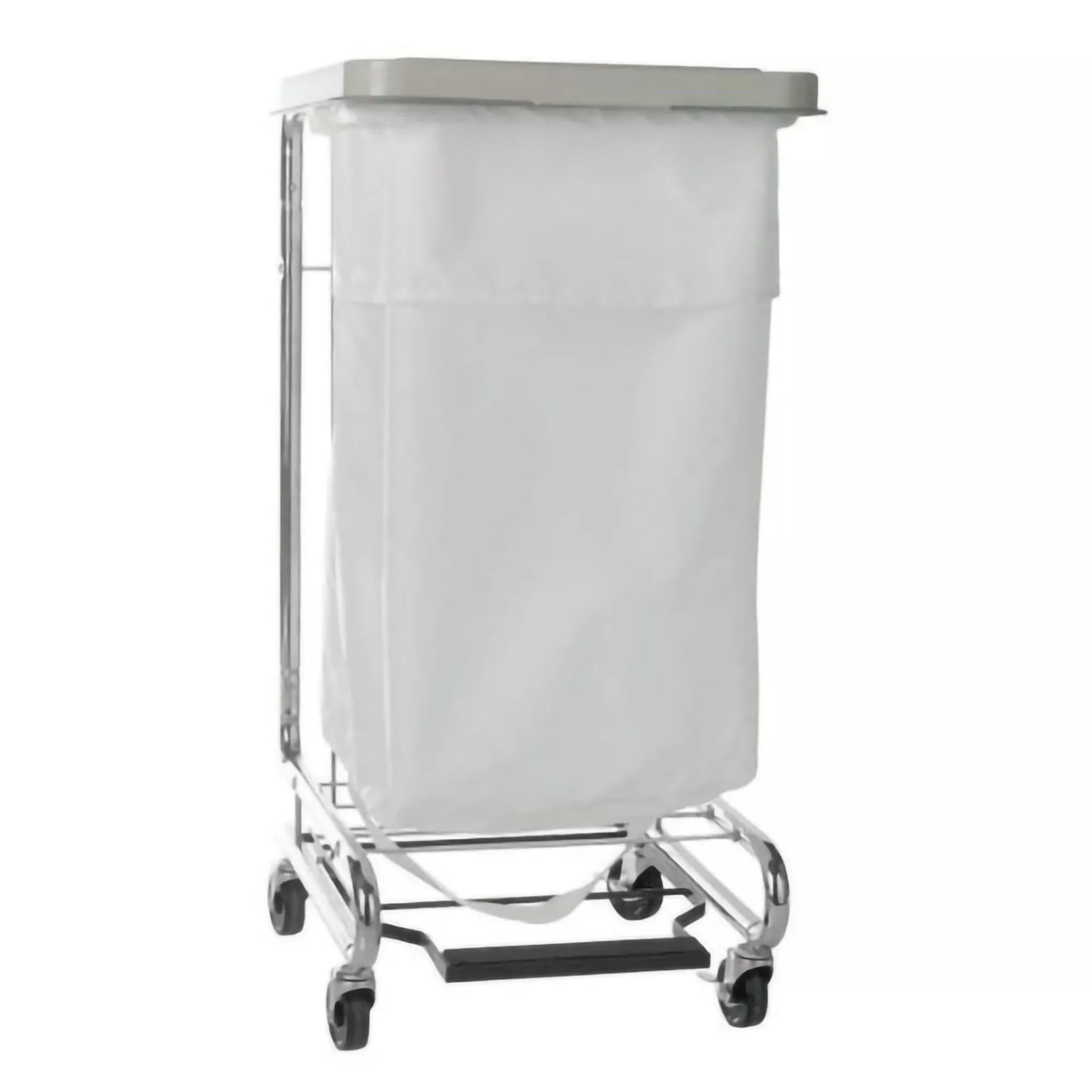 Hamper Stand McKesson Surgery Soiled Linen Rectangular Opening 30 to 33 gal. Capacity Foot Pedal Self-Closing Lid