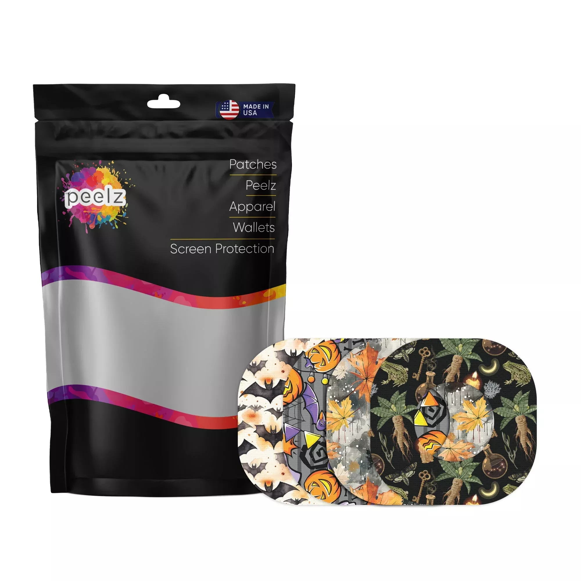 Haunted Variety Dexcom G7 and Stelo Patch Tape - Pump Peelz