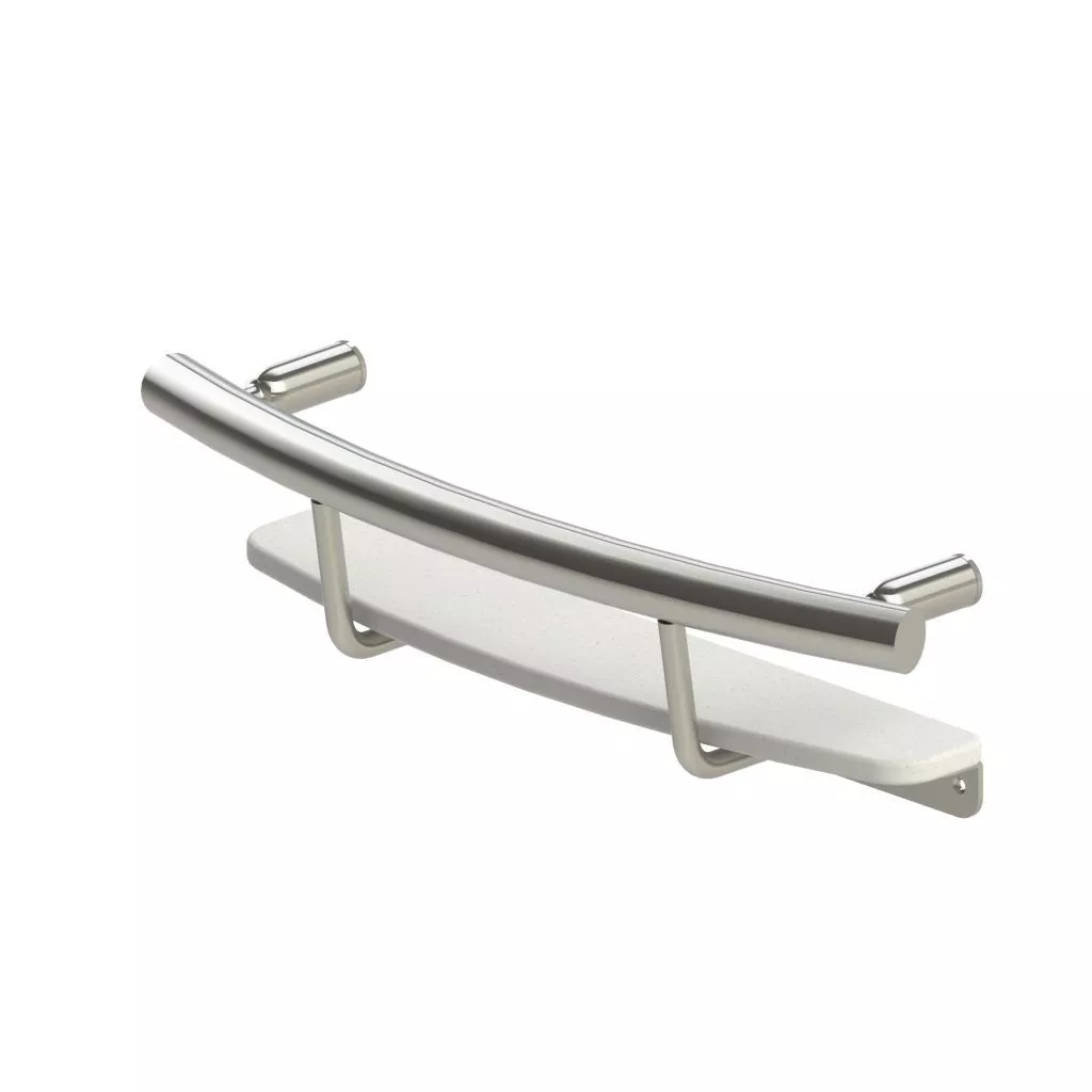 Healthcraft Products Invisia Shampoo Shelf with Support Rail
