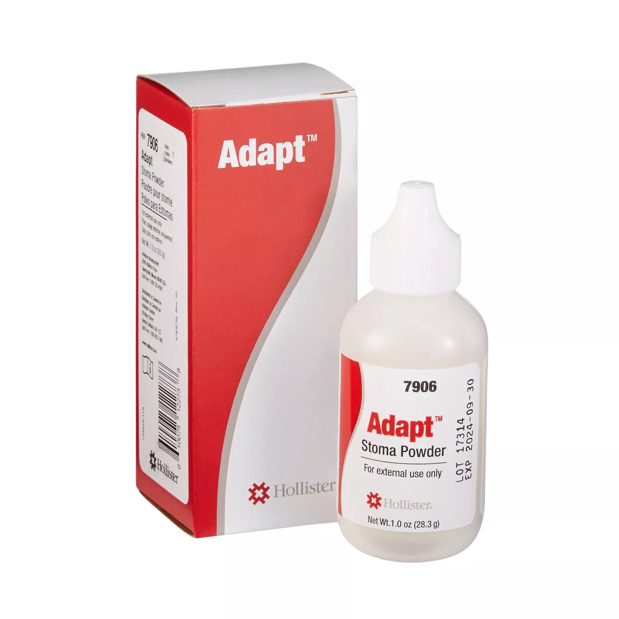 Hollister Adapt™ Ostomy Powder, nonsterile, 1 oz Puff Bottle