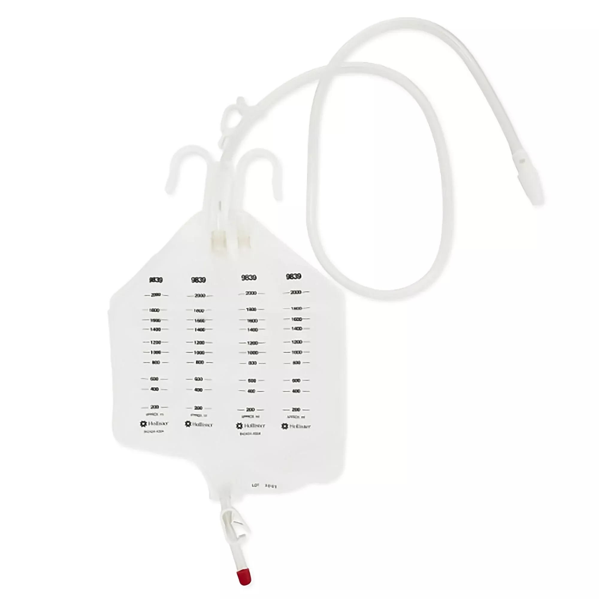 Hollister Urinary Drain Bag, Anti-Reflux, 2000 ml, Vinyl