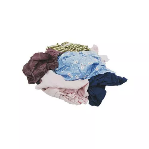 Hospeco Mixed Colored Flannel Rags