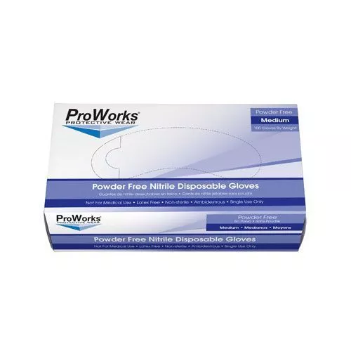 Hospeco ProWorks High Dexterity Powder Free Nitrile Gloves