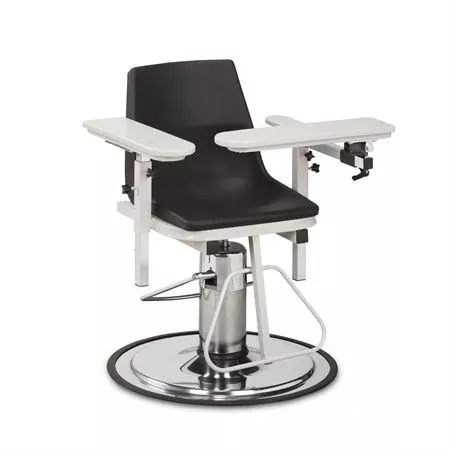 Hydraulic Draw Chair with ClintonClean Armrests Without Side Drawer - 29"W x 17"D