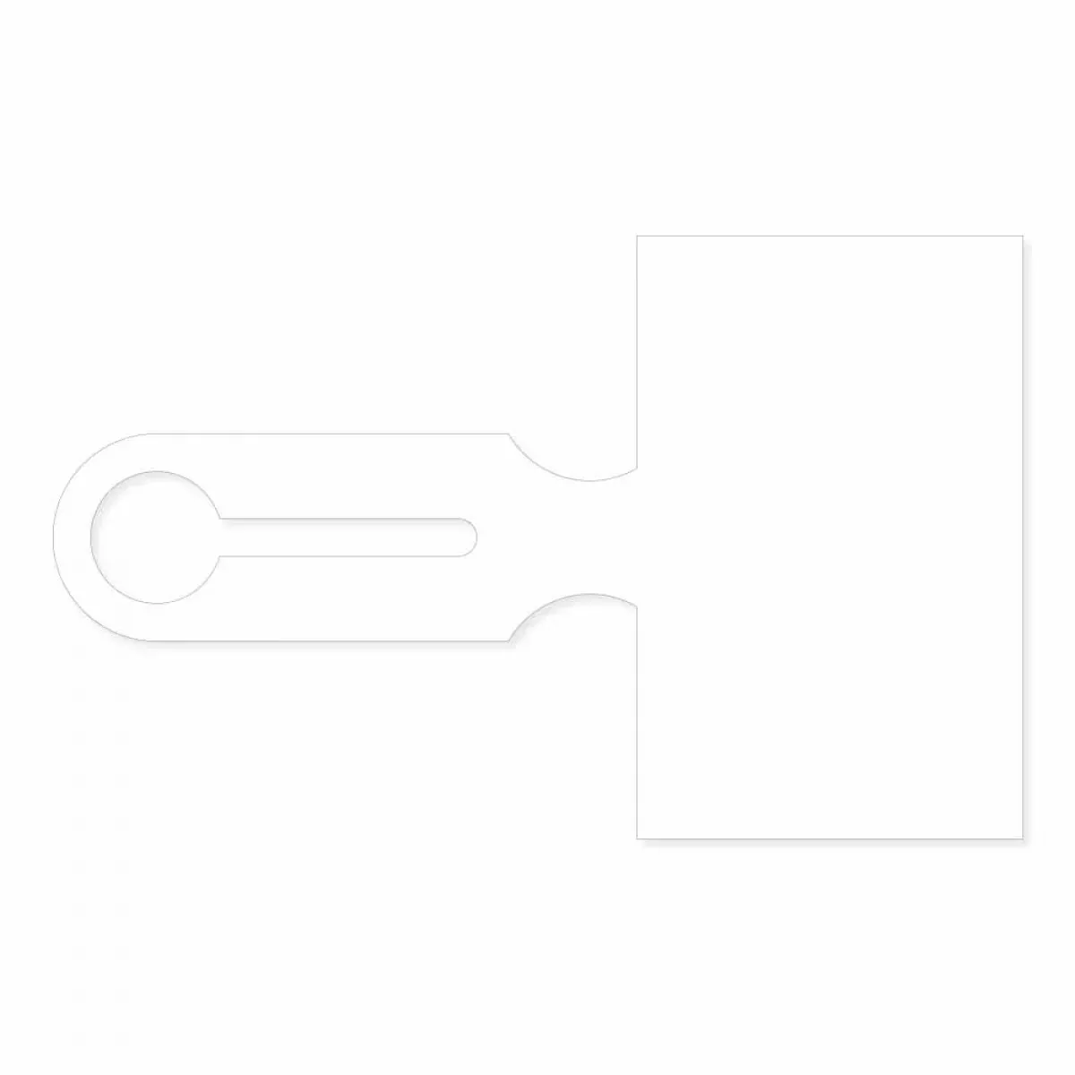 Ident-Alert Multipurpose Tag 4" X 6 7/16" White 1000 Per Case