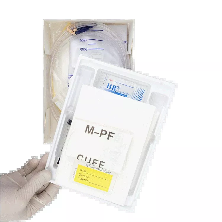 Indwelling Closed System Catheter Tray Dynarex Foley 16 Fr. 5 cc Balloon