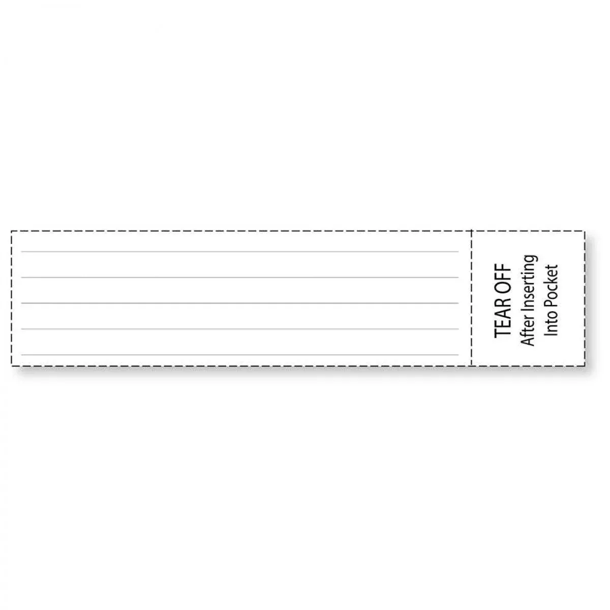 Insert Cards Paper X Adult White - 250 Per Box