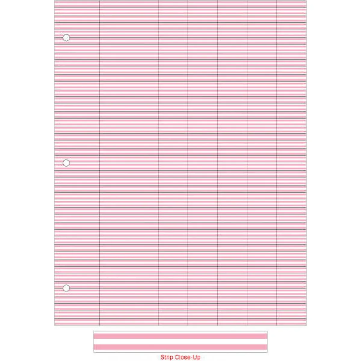 Instrument Marking Tape Durable | Autoclavable Permanent 8 1/2 " X 11" Imprints White With Pink 374 Inches Per Sheet