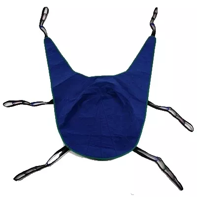 Invacare Divided Leg Sling Reliant 6 Point With Head Support Chainless Large 450 lbs. Weight Capacity - M-499007-1995 - Each