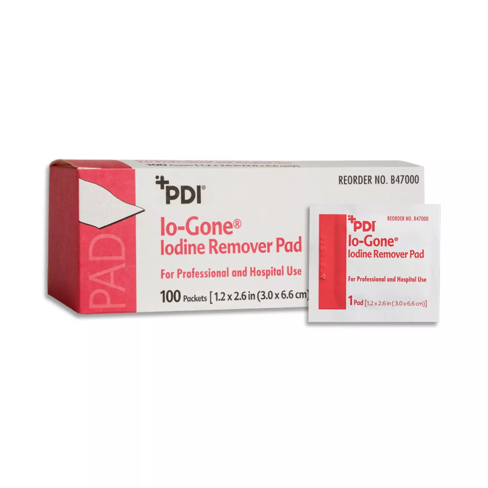 Io-Gone Iodine Removal Wipe, 3 x 6.6 centimeters