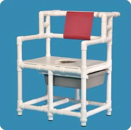 IPU Bariatric Commode Chair ipu Fixed Arm Plastic Frame - M-852749-4523 - Each