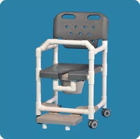 IPU Commode / Shower Chair Elite With Backrest - M-1032870-539 - Each
