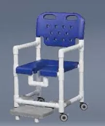 IPU Shower Chair Elite Push Handle PVC Frame - M-1020761-4403 - Each