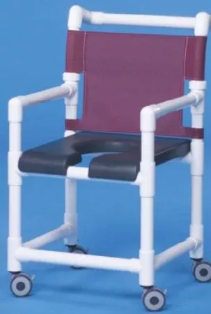 IPU Shower Chair ipu Fixed Arm PVC Frame Mesh Back - M-693782-3534 - Each