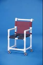 IPU Shower Chair ipu Fixed Arm PVC Frame Mesh Back - M-830143-1429 - Each