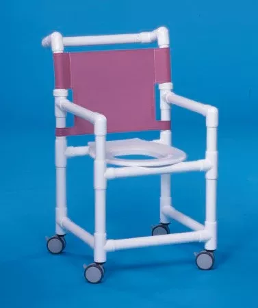 IPU Shower Chair Select Fixed Arm PVC Frame Mesh Back 17-1/4 Inch Seat Width - M-707324-3535 - Each