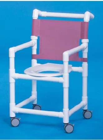 IPU Shower Chair Select Fixed Arm PVC Frame Mesh Back 18 Inch Seat Width - M-703586-4875 - Each