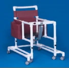 IPU Walker with Wheels Adjustable Height Deluxe Ultimate PVC Frame 300 lbs. Weight Capacity 29 to 33 Inch Height - M-724455-876 - Each