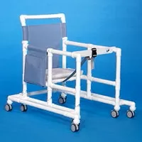 IPU Walker with Wheels Oversize Ultimate PVC Frame 400 lbs. Weight Capacity 29 to 35 Inch Height - M-707739-2923 - Each