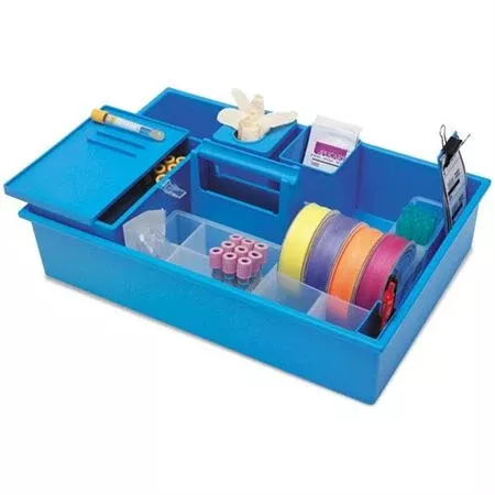 IsoBox Phlebotomy Tray with Built-in Handle To-Go - Iso Large - 11.625"W x 17.325"L x 4"H