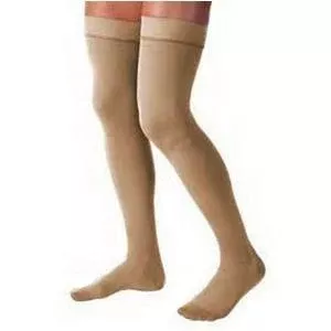Jobst For Men,Thigh,15-20mm,Ribbed,Large,Khaki