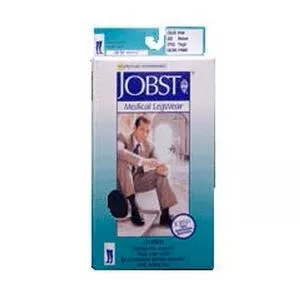 Jobst For Men Thigh High, 20-30 mm,Black,E-Large
