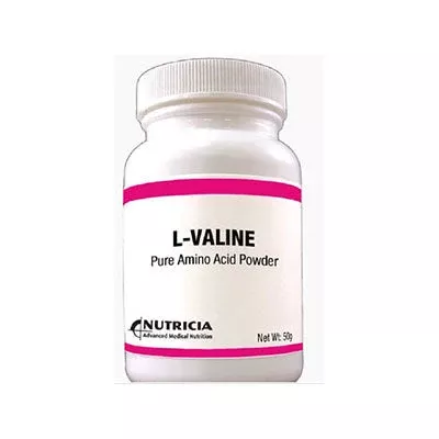 L-Valine Pure Amino Acid Powder 50g Bottle