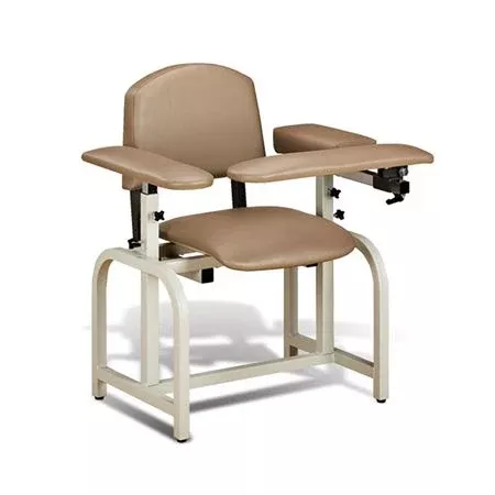 Lab X Standard Draw Chair - With CAL 133 Fire Code Vinyl - 20" Seat Height Without Side Drawer - 31"W x 27"D x 36"H