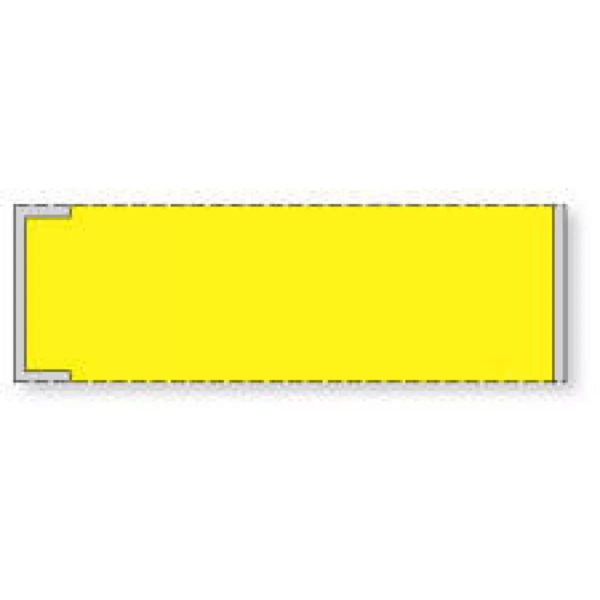 Label Cerner Direct Thermal Paper Permanent 3" Core 3 X 1" Yellow 5000 Per Roll, 2 Rolls Per Case