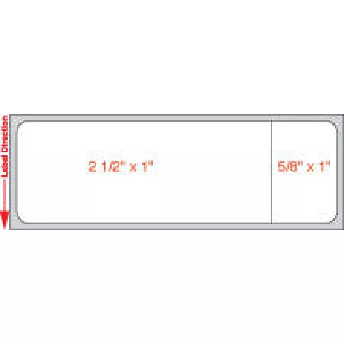 Label Cerner Thermal Transfer Paper Permanent 3" Core 3 1"/8" X 1 White 5000 Per Roll, 2 Rolls Per Case