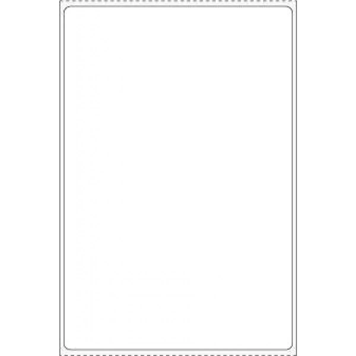 Label Direct Thermal Paper Permanent 1" Core 4" X 6" White 350 Per Roll, 8 Rolls Per Case