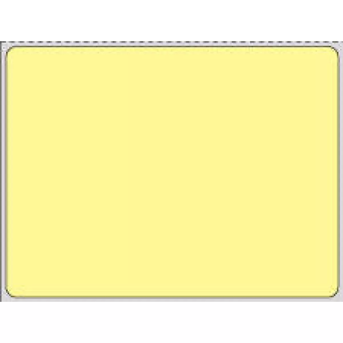 Label Direct Thermal Paper Permanent 3" Core 4" X 3 Yellow 1500 Per Roll, 8 Rolls Per Case