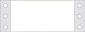 Label Dot Matrix Paper Removable 3" X 1 7/16" White 5000 Per Case