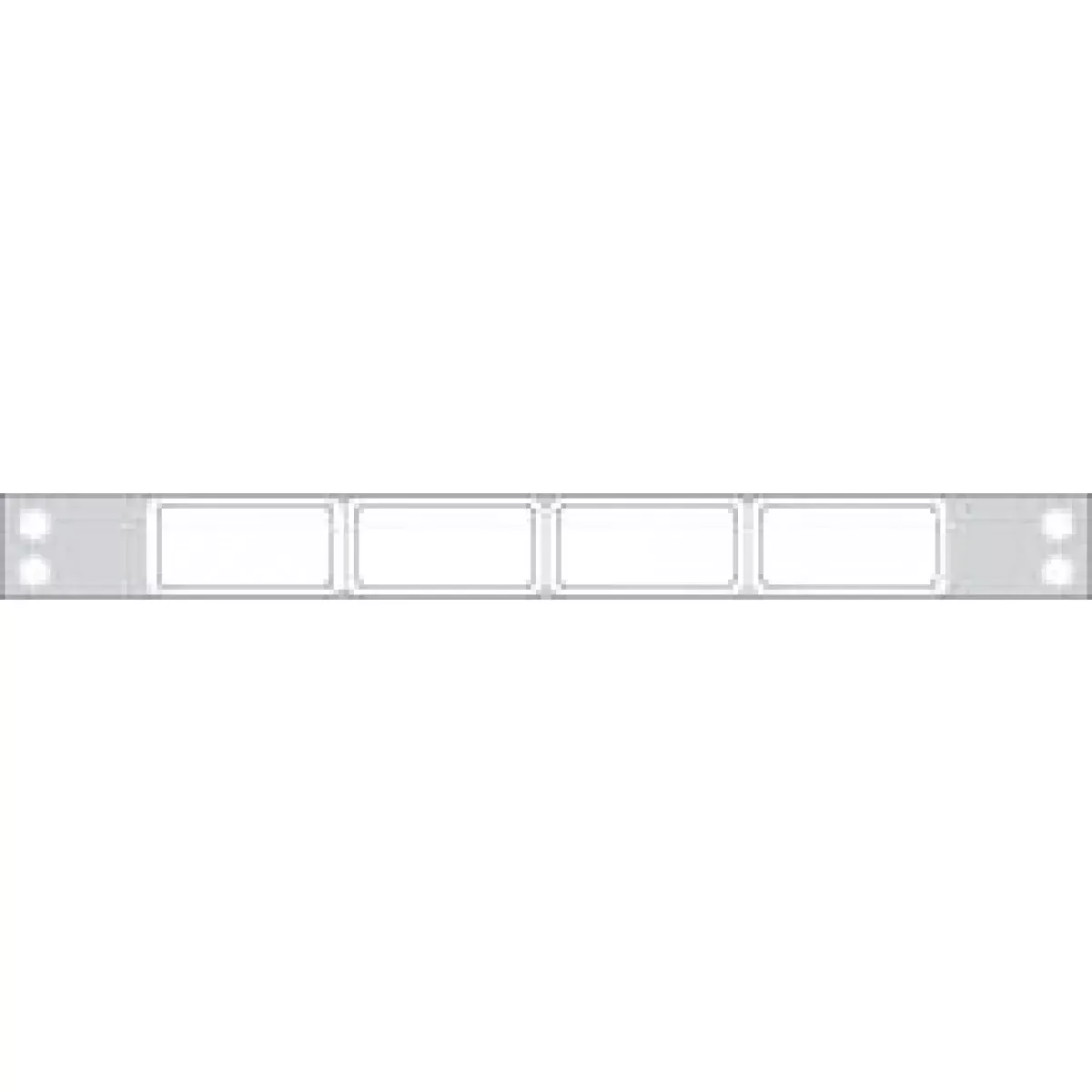 Label Esi Nova Dot Matrix Piggyback Paper Permanent 4 1 7/10" X 15/16" Orange 25000 Per Case