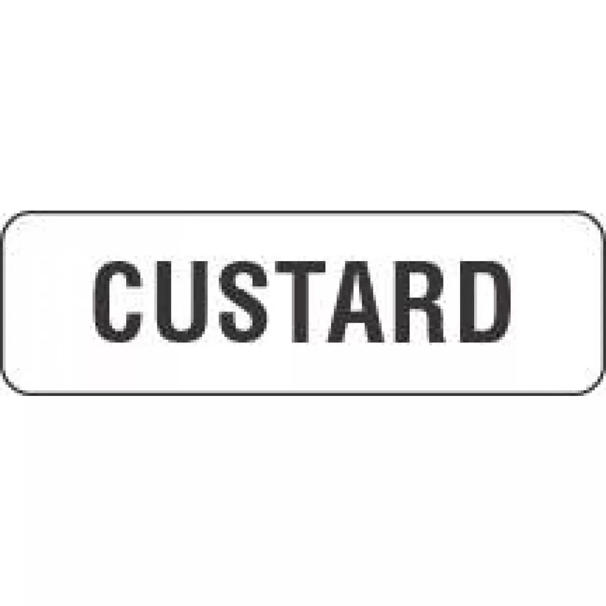 Label Paper Permanent Custard 1 1/4" X 3/8" White 1000 Per Roll