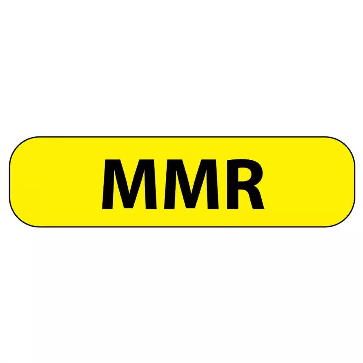 Label Paper Permanent Mmr 1" Core 1 7/16" X 3/8" Yellow 666 Per Roll