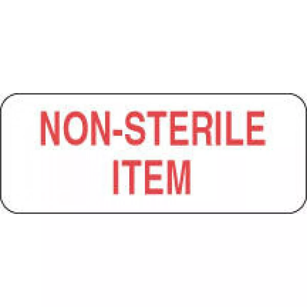 Label Paper Permanent Non-Sterile Item 2 1/4" X 7/8" White 1000 Per Roll